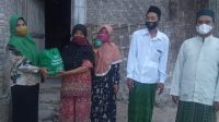 MWCNU Kecamatan Way Panji bagikan Bantuan Paket Sembako